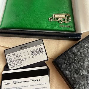 New Unused Prada Saffiano Leather Tech Case